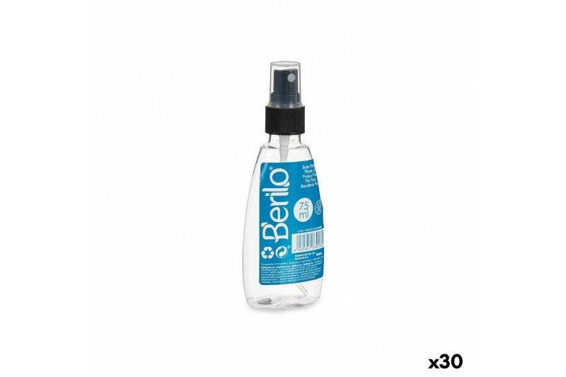 Pulverizador Negro Transparente Plástico (75 ml) (30 unidades)