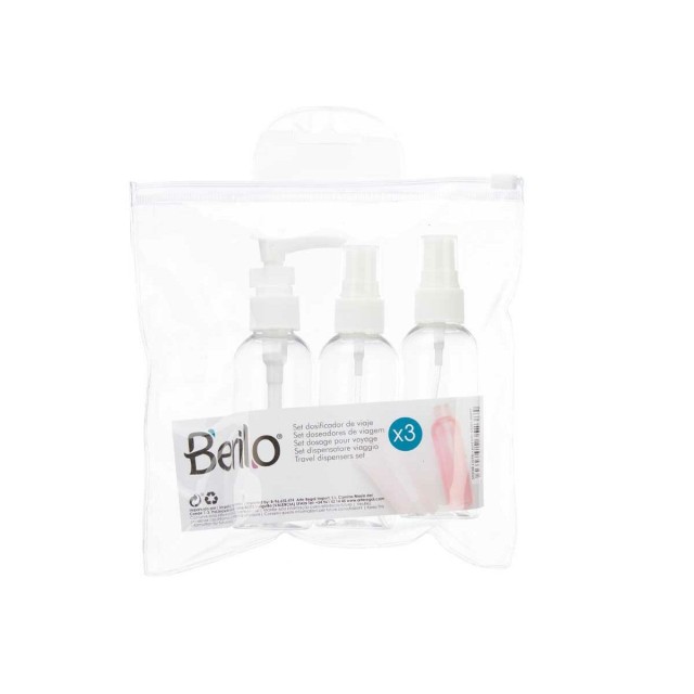 Set da Viaggio Trasparente Bianco Plastica (36  Unità)