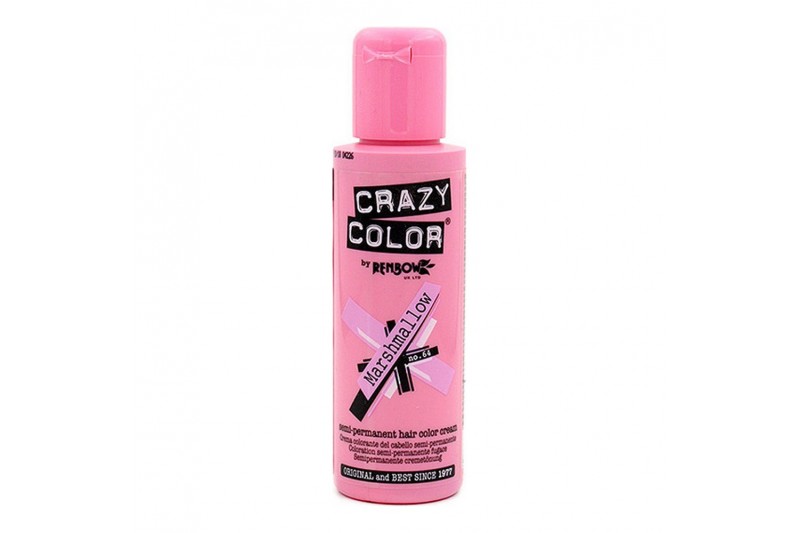 Couleur Semi-permanente Marshmallow Crazy Color Nº 64 (100 ml)