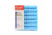 Hair rollers Annie Small Blue (14 uds)