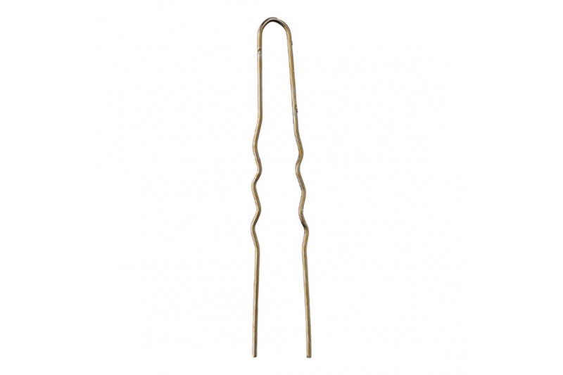 Bun hairpins Eurostil Bronze (20 pcs)