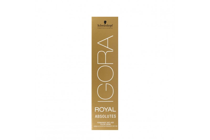 Teinture anti-âge permanente Igora Royal Absolutes Schwarzkopf 7-140 (60 ml)