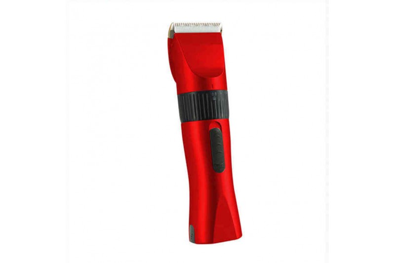 Baard en haar trimmer Albi Pro Professional Rood