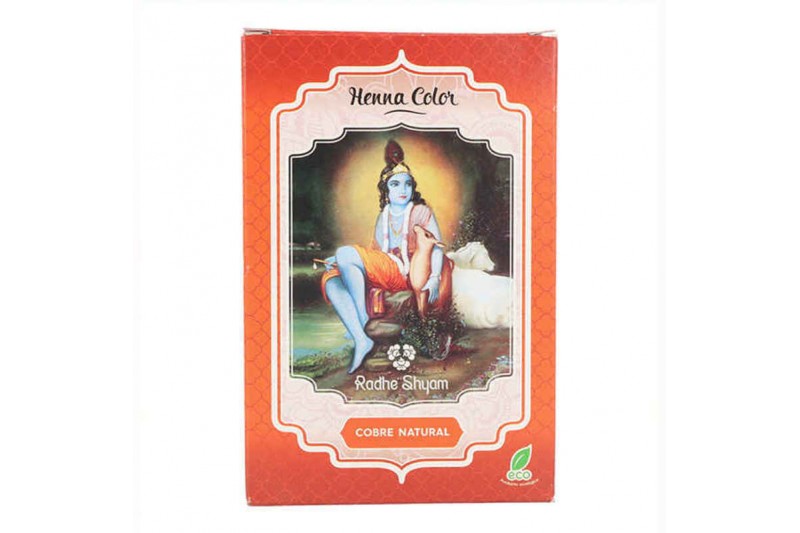 Coloration Semi-permanente Henna Radhe Shyam Cuivre (100 g)