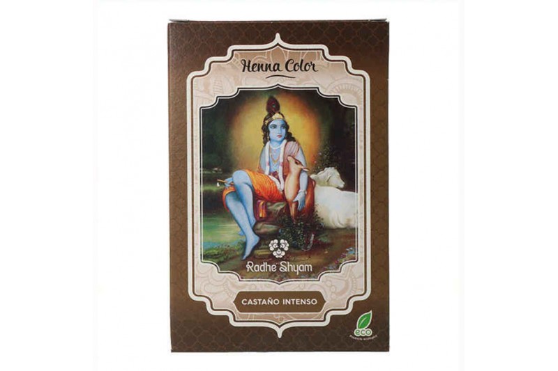 Coloration Semi-permanente Henna Radhe Shyam Marron (100 g)