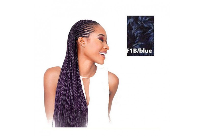 Hair extensions X-Pression Nº 1b/bleu