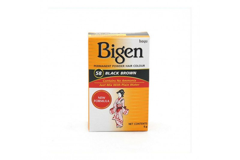 Permanent Dye Bigen Nº58 Black Brown...