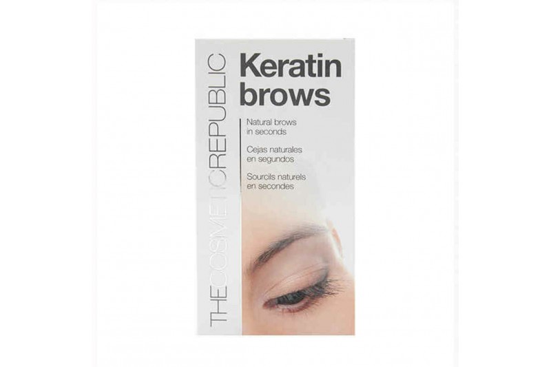 Tratamiento para las Cejas The Cosmetic Republic Keratin Kit Castaño O