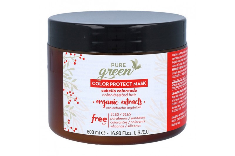 Masque pour cheveux Color Protect Pure Green (500 ml)