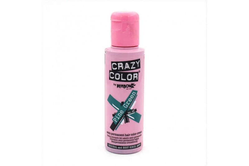 Couleur Semi-permanente Pine Green Crazy Color Nº 46 (100 ml)