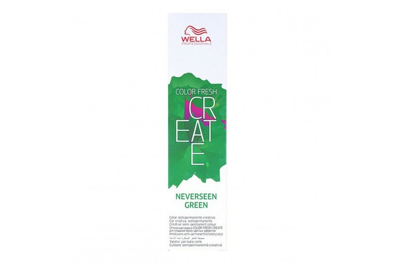 Couleur Semi-permanente Color Fresh Create Neverseen Wella Vert (60 ml)