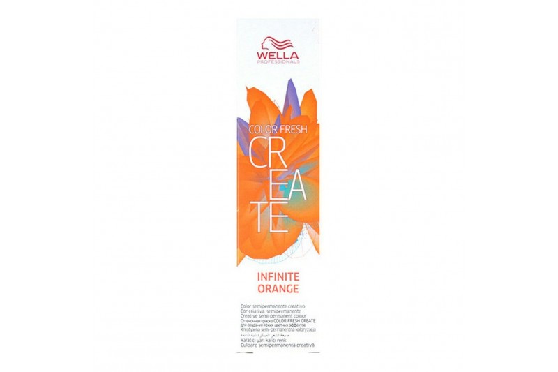 Couleur Semi-permanente Color Fresh Create Infinite Wella Orange (60 ml)