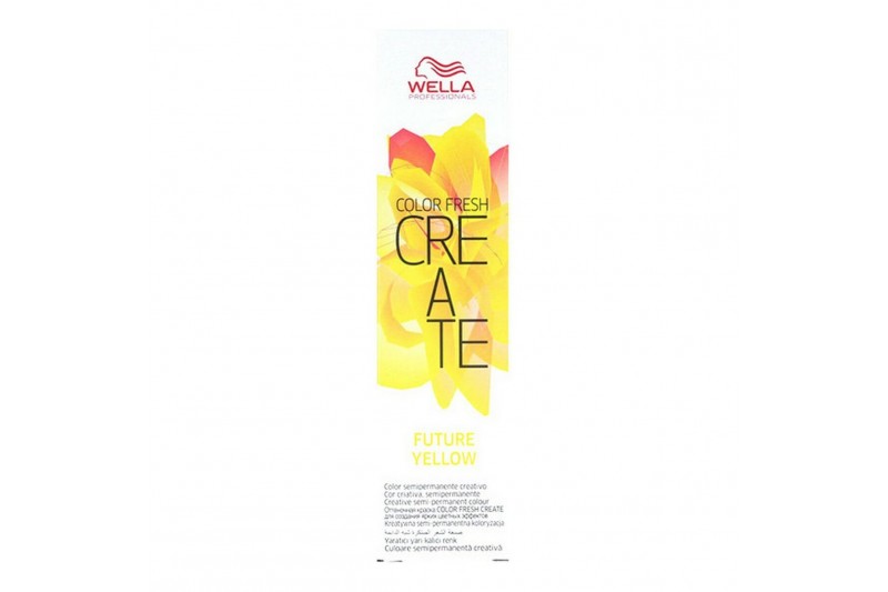 Couleur Semi-permanente Color Fresh Create Future Wella Jaune (60 ml)