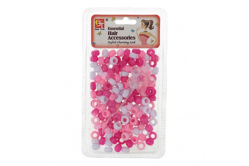 Perles Beauty Town Rond Petit Multicouleur Rose