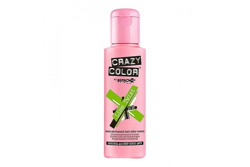 Couleur Semi-permanente Lime Twist Crazy Color Nº 68 (100 ml)