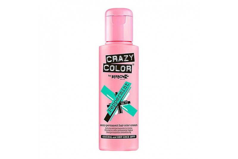 Semi-Permanente Kleur Peppermint Crazy Color Nº 71 (100 ml)