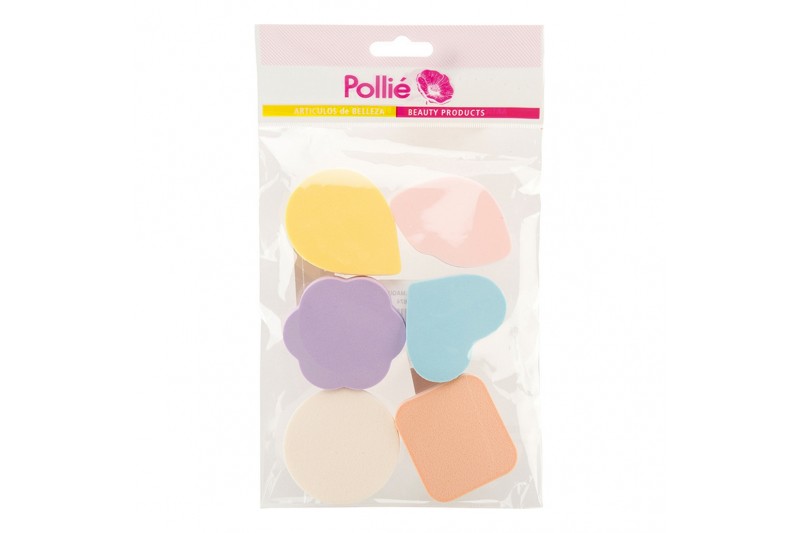 Make-up Sponge Eurostil Fantasy (6 uds)