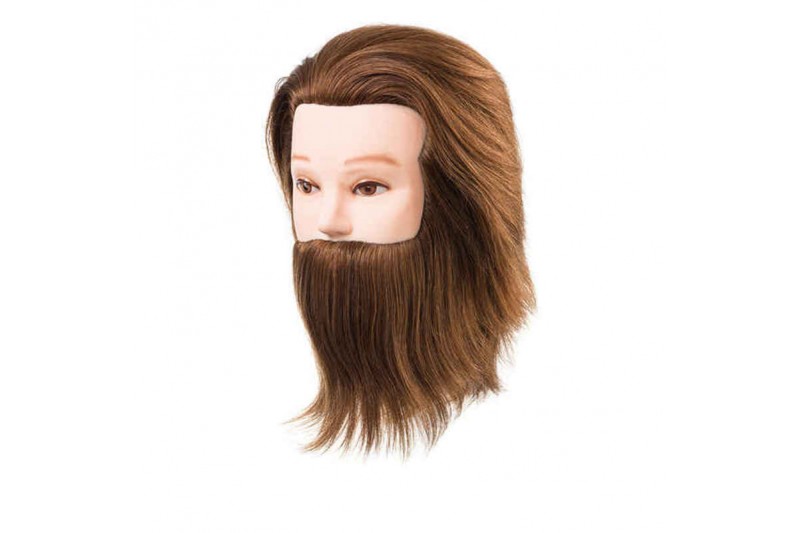 Tête Eurostil Barbe Cheveux naturels 15-18 cm