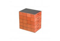 Juego de Limas Eurostil Naranja Bloque (20 pcs)