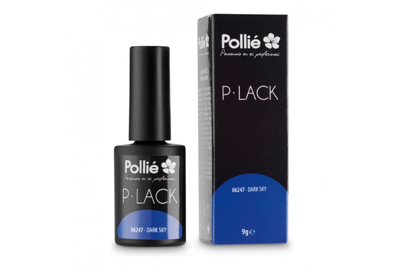 Nagellack Semi-permanent P-Lack Eurostil Dark Sky (9 gr)