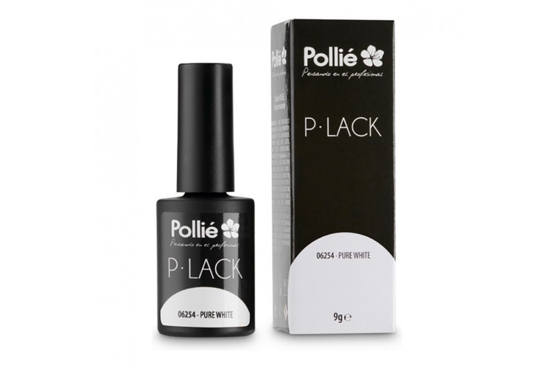 Nagellack Semi-permanent P-Lack Eurostil Pure White (9 gr)