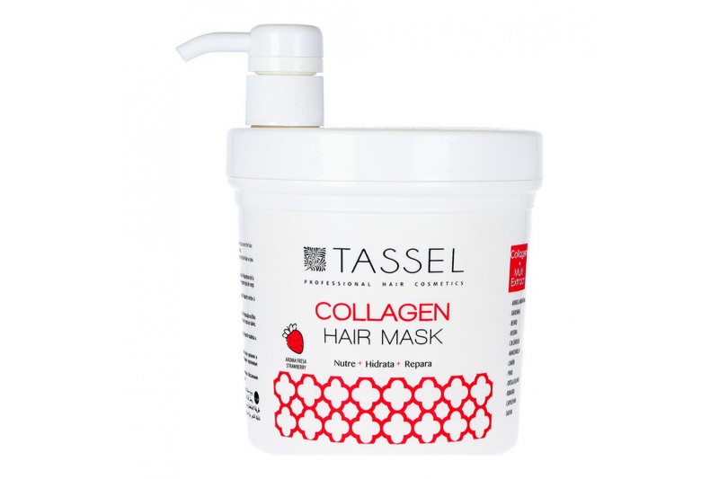 Masque pour cheveux Eurostil Avec du collagène Fraise (1000 ml)