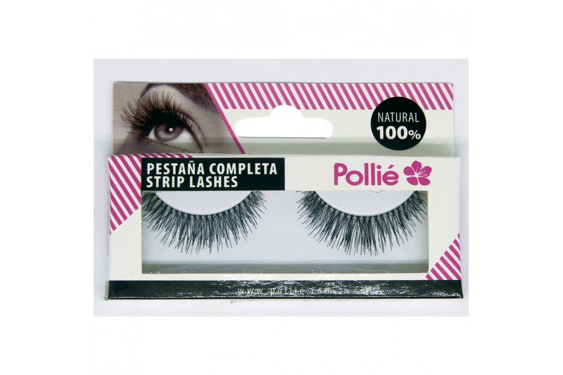 False Eyelashes Eurostil Pollié 3 Black