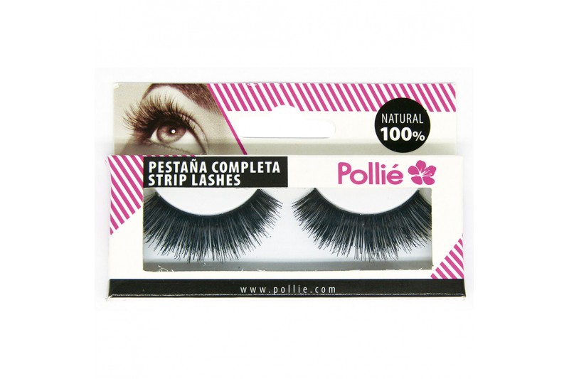 False Eyelashes Eurostil Pollié 7 Black