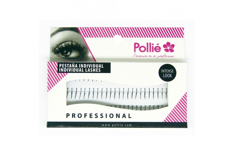 Faux cils Eurostil Pollié Individuel Noire Longue