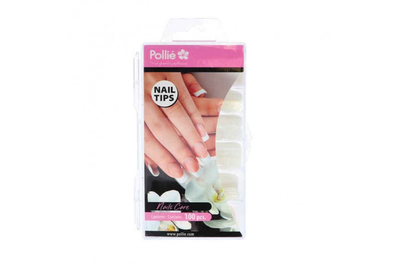 Nail art stickers Eurostil Squares Natural (100 uds)