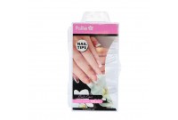 Nail art stickers Eurostil Squares Transparent (100 uds)