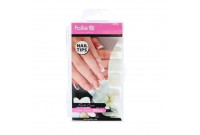 Nail art stickers Eurostil Curved Transparent (100 uds)