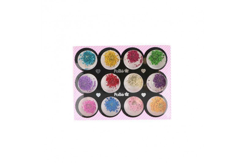 Lot Eurostil Nail Art Fleurs (12 uds)