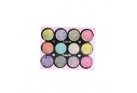 Glitter Eurostil Nail Art 12 colours (12 x 1 g)