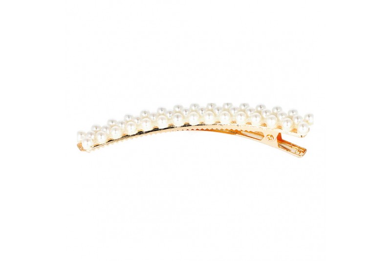 Clips Eurostil Golden Beads Curved (2...