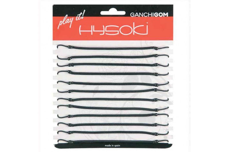 Rubber Hair Bands Hysoki Black Hook