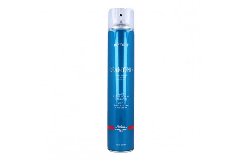 Laca de Fijación Extra Fuerte Diamond Risfort (500 ml)