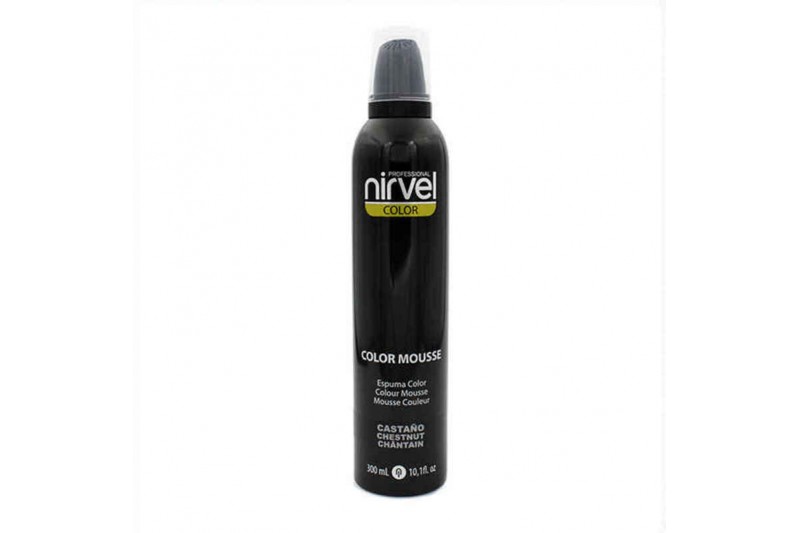 Coloración Semipermanente Nirvel Color Mousse Castaño (300 ml)