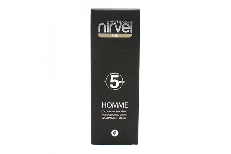 Amoniakfreie Färbung Men 5 Minutes Nirvel Dunkelgrau (30 ml)