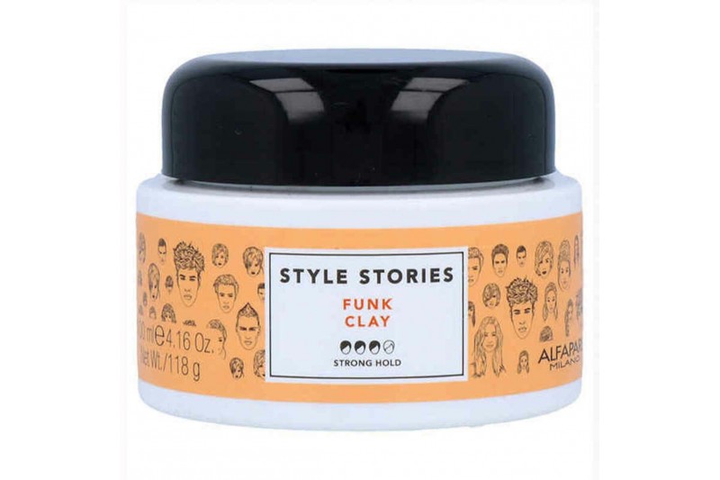 Cera de Fijación Suave Style Stories Alfaparf Milano Funk Clay (100 ml