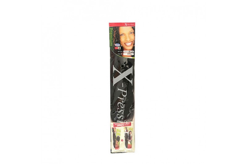 Extensions pour les Cheveux X-Pression Nº 1b/pur