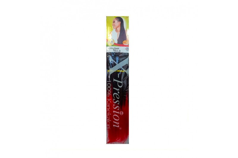 Extensions pour les Cheveux X-Pression Nº T1B/Rojo