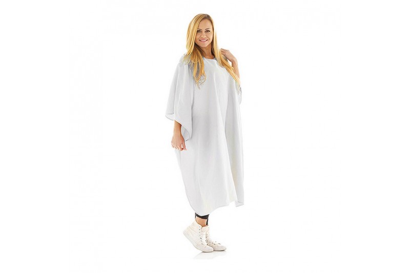 Hairdressing Cape Xanitalia White (130 x 150 cm)