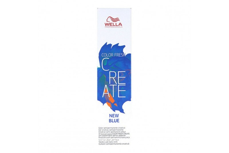 Couleur Semi-permanente Color Fresh Create New Wella Bleu (60 ml)