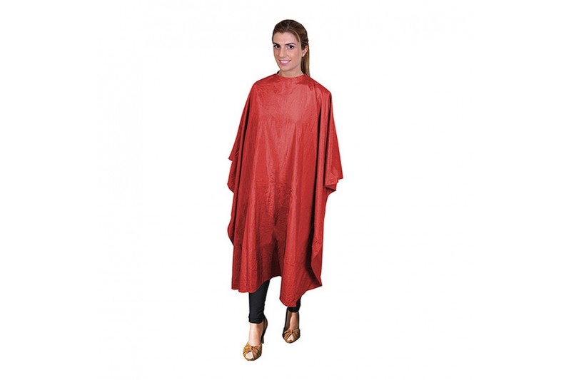 Hairdressing Cape Eurostil Red Nylon...