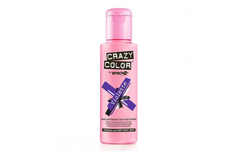 Permanent Dye Violette Crazy Color 002233 Nº 43 (100 ml) (100 ml)