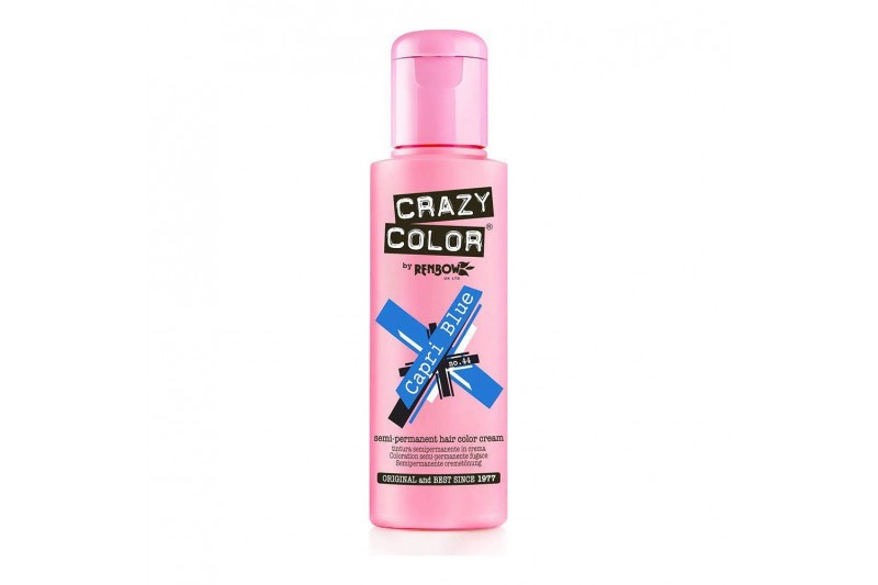 Couleur Semi-permanente Capri Blue Crazy Color Nº 44 (100 ml)