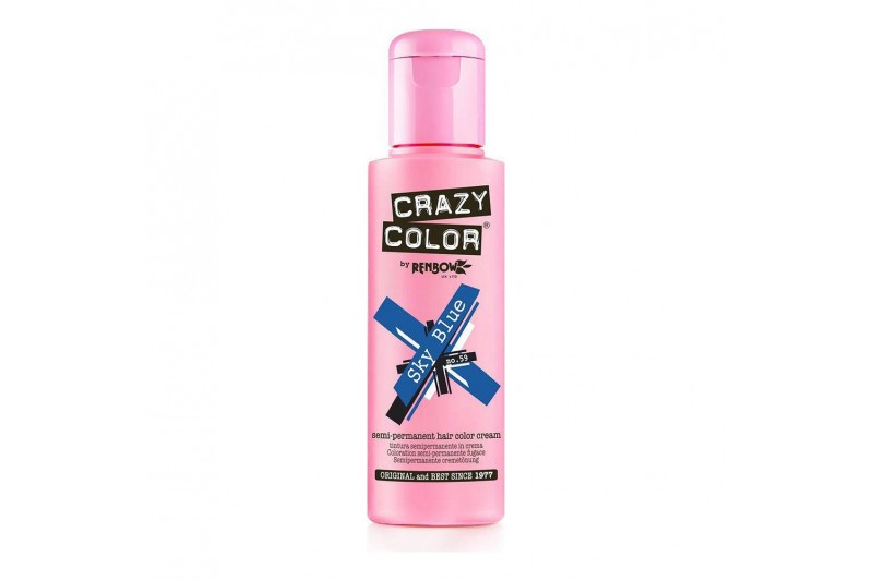 Semi-Permanent Tint Sky Blue Crazy Color Nº 59 (100 ml)