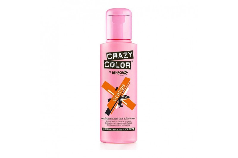 Semi-Permanente Kleur Orange Crazy Color Nº 60 (100 ml)