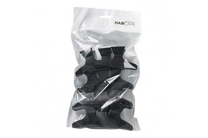 Hair clips Xanitalia Black (12 uds)